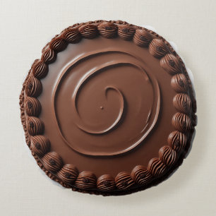 Schokoladenkissen Rundes Kissen