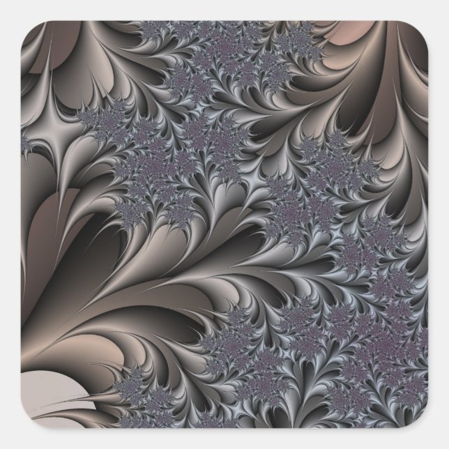 Schokoladenkleber Quadratischer Aufkleber (Vorderseite)