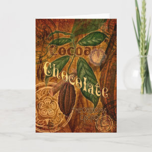 Schokoladenkollage Karte