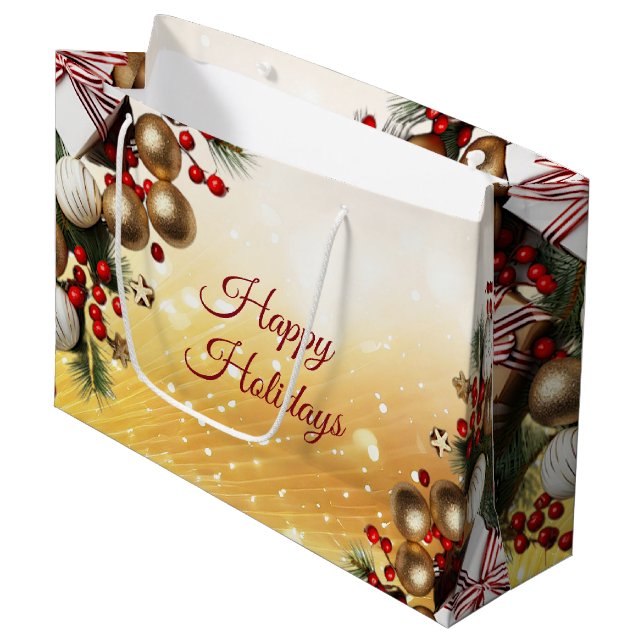 Schokoladenküche Große Geschenktüte (Vorderseite Schrägansicht)