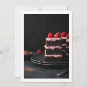 Schokoladenkuchen Einladung