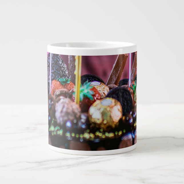 Schokoladenkuchen Geburtstagsgeburt Tasse (Vorderseite)