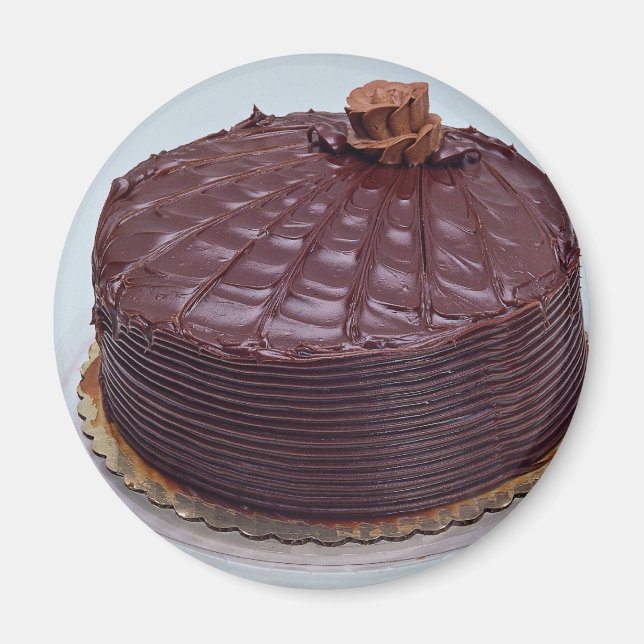 Schokoladenkuchen Magnet (Vorne)