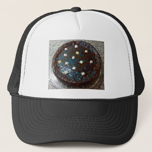 Schokoladenkuchen Truckerkappe (Vorderseite)