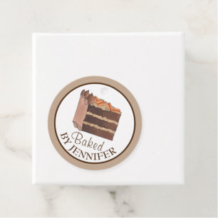 Schokoladenkuchen, von hausgemachten Backwaren geb Geschenkanhänger
