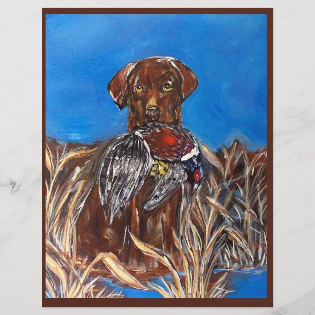 SCHOKOLADENLABRADOR (Vorderseite)