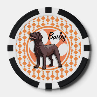 SchokoladenLabrador Pokerchips