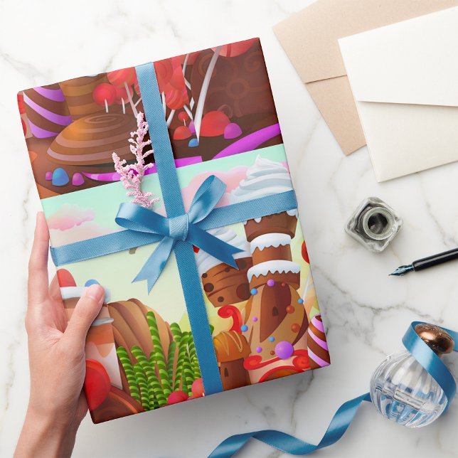 Schokoladenland Geschenkpapier (Von Creator hochgeladen)