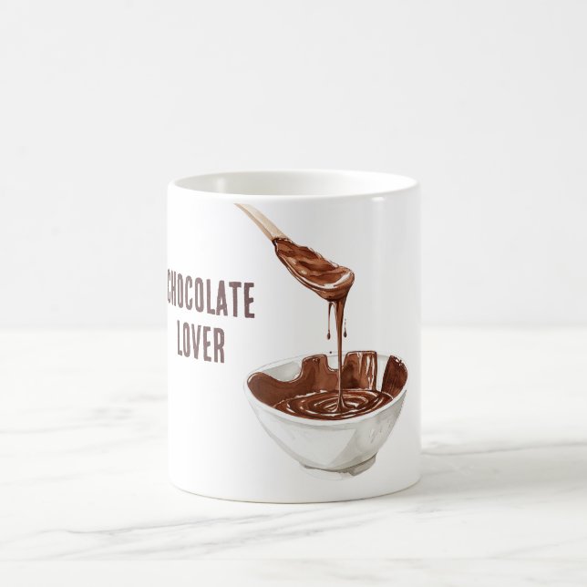 Schokoladenliebhaber-Löffelschale Kaffeetasse (Mittel)