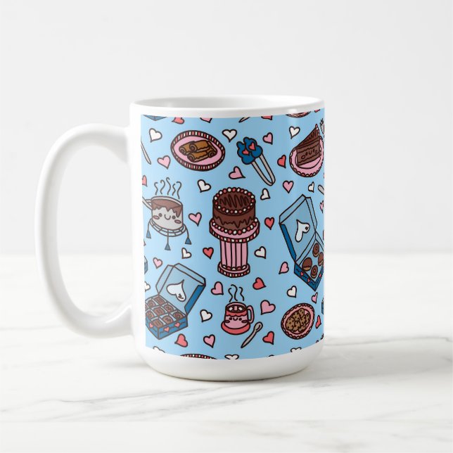 Schokoladenliebhaber süß kaffeetasse (Links)