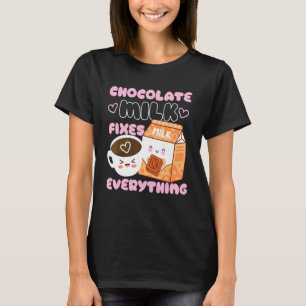 Schokoladenmilch bearbeitet alles T-Shirt