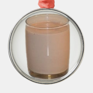 Schokoladenmilch Silbernes Ornament