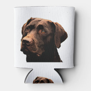 Schokoladenoberfläche Labrador Dosenkühler