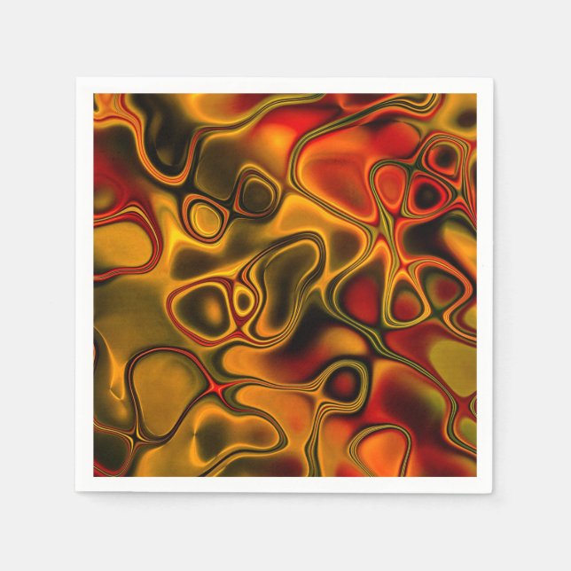 Schokoladenpapier Cocktail Napkin Serviette (Vorderseite)