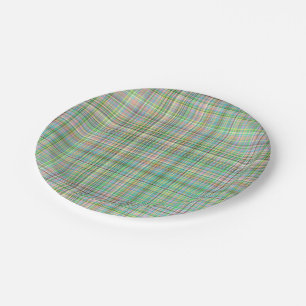 Schokoladenpasten Kariert 16-PAPER-PARTY-TELLER Pappteller