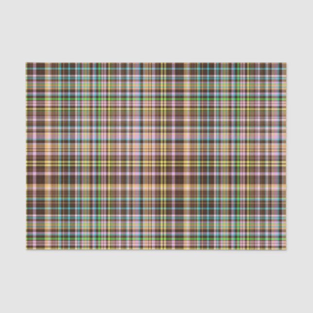 Schokoladenpasten Kariert 27-GEWÄHLTES WRAP-PAPIER Seidenpapier (Vorderseite)