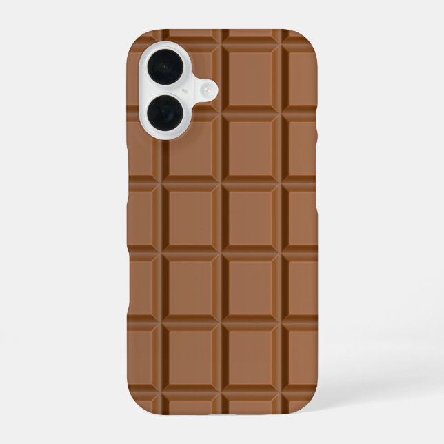 Schokoladenriegel iPhone 16 Hülle (Rückseite)