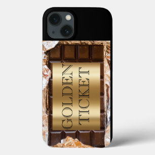 Schokoladenriegel mit goldenem Ticket vintage gefu Case-Mate iPhone Hülle