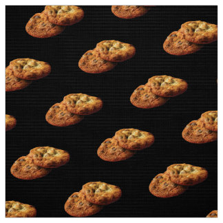 Schokoladensplitter-Plätzchen-Gewebe Stoff