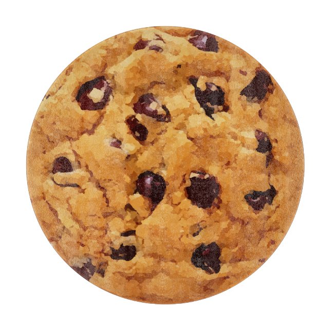 Schokoladensplitter-Plätzchen Schneidebrett (Vorderseite)