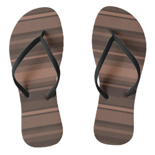 Schokoladenstreifen Flip Flops
