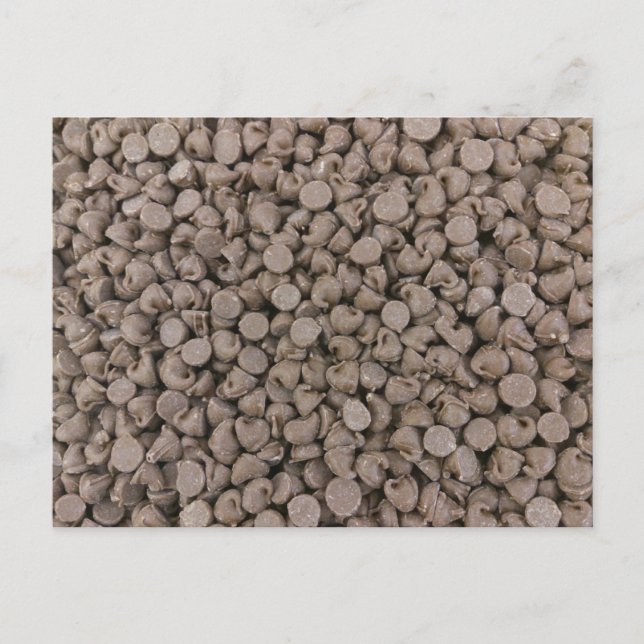 Schokoladenstück Postkarte (Vorderseite)