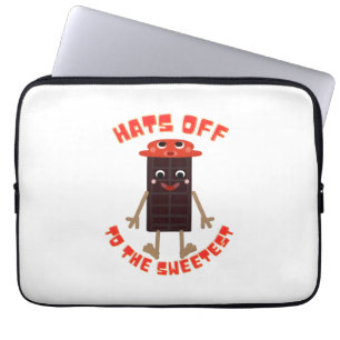 Schokoladentag Design Laptopschutzhülle