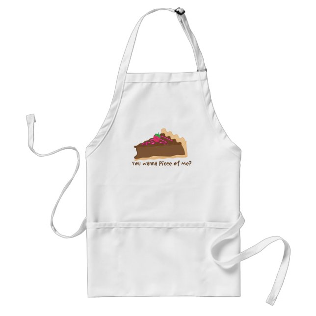 Schokoladentortenschutzblech wollen, um von mir schürze (Vorne)