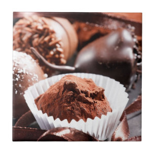 Schokoladentrüffeln Fliese