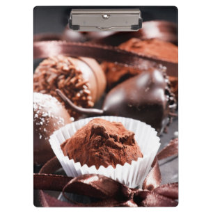 Schokoladentrüffeln Klemmbrett