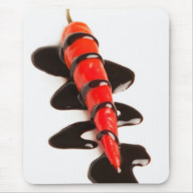 Schokoladenüberzogene Jalapeno-Pfeffer-Mauspad