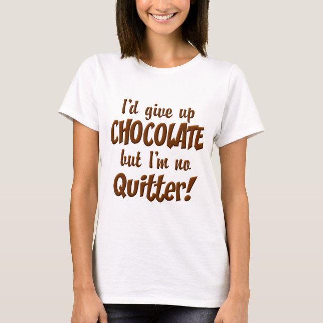 Schokoladenzähler T-Shirt (Vorderseite)