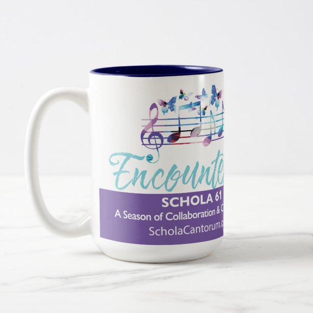 Schola Cantorum Encounters Saison 61: 12-oz Tasse (Links)