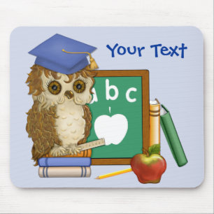 Scholar Owl Mousepad