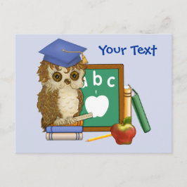 Scholar Owl Postkarte