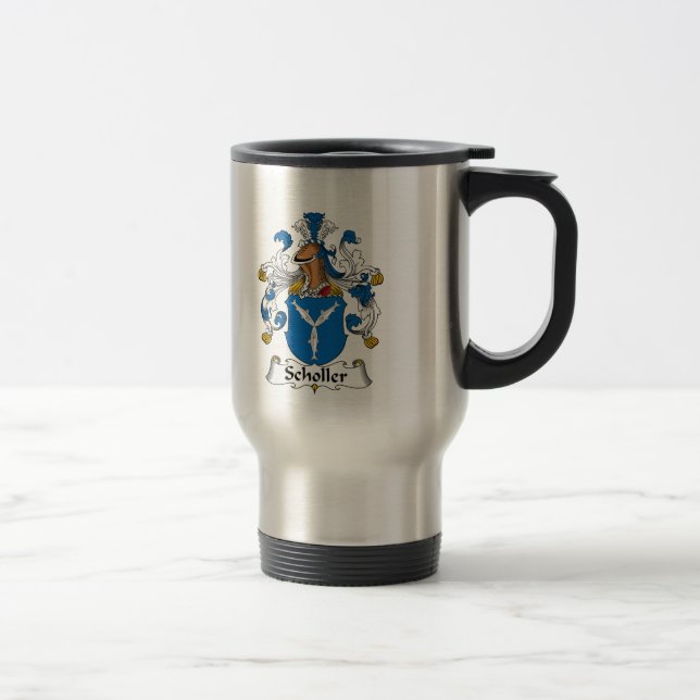 Scholler Familienwappen Reisebecher (Rechts)