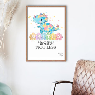 Schön anders nicht weniger   Autism Poster 