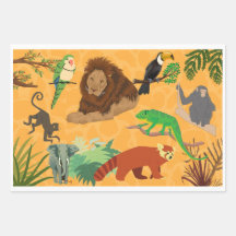 schön bedrucktes Packpapier