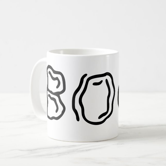 Schön Boo! Kaffeetasse (Vorderseite Links)