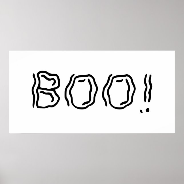 Schön Boo! Poster (Vorne)