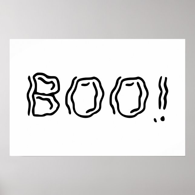 Schön Boo! Poster (Vorne)
