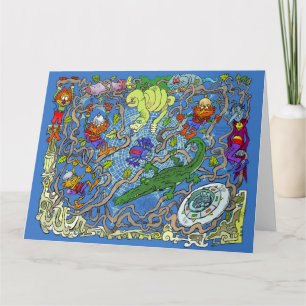 Schön Design, auf eine Grußkarte. Karte