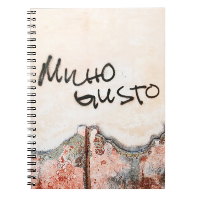 Schön dich kennenzulernen notizblock (Vorderseite)