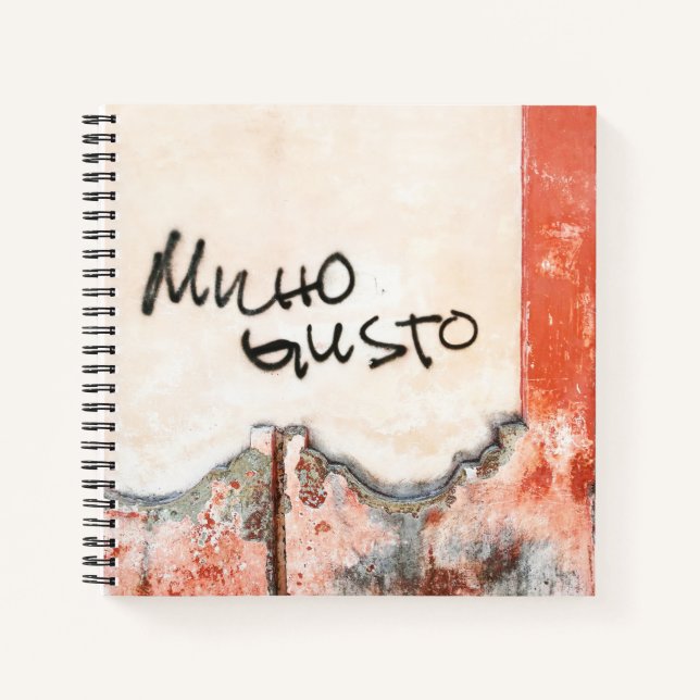 Schön dich kennenzulernen notizbuch (Vorderseite)