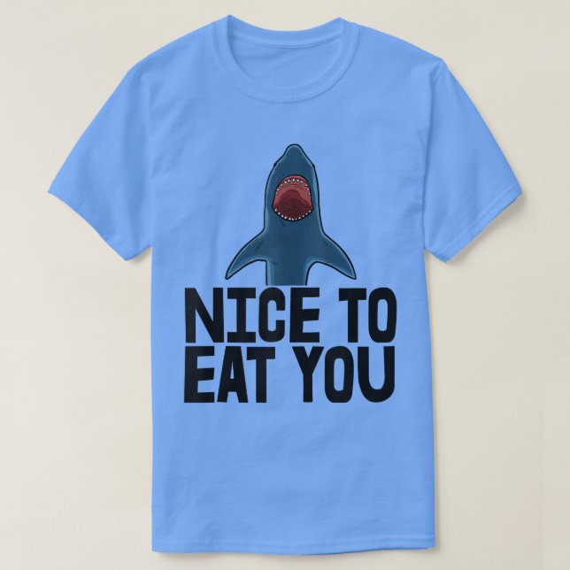 Schön, dich zu essen Tee Shirts Funny Sea Tier (Design vorne)