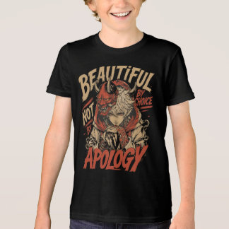 Schön Durch Wahl, Nicht Durch Entschuldigung Anime Tri-Blend Shirt