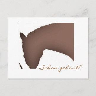 "Schon gehört?" (Postkarte) Postkarte