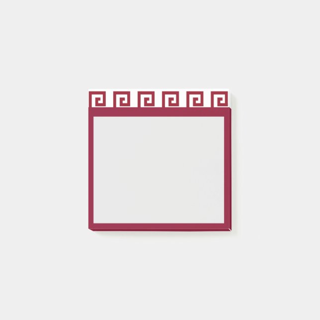 Schön geometrischer Entwurfsleiter Post-it Klebezettel (Vorderseite)