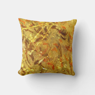 Schön golden kissen