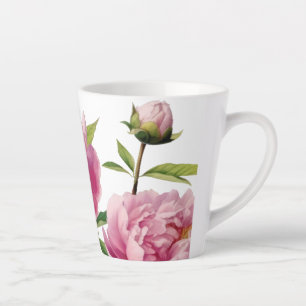 Schön handgemalte Peonies drucken Milchtasse